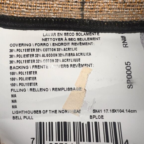 Tapestry Lighthouses East Coast Wall Hanging Compass Beach Ocean Decor - Picture 5 of 6